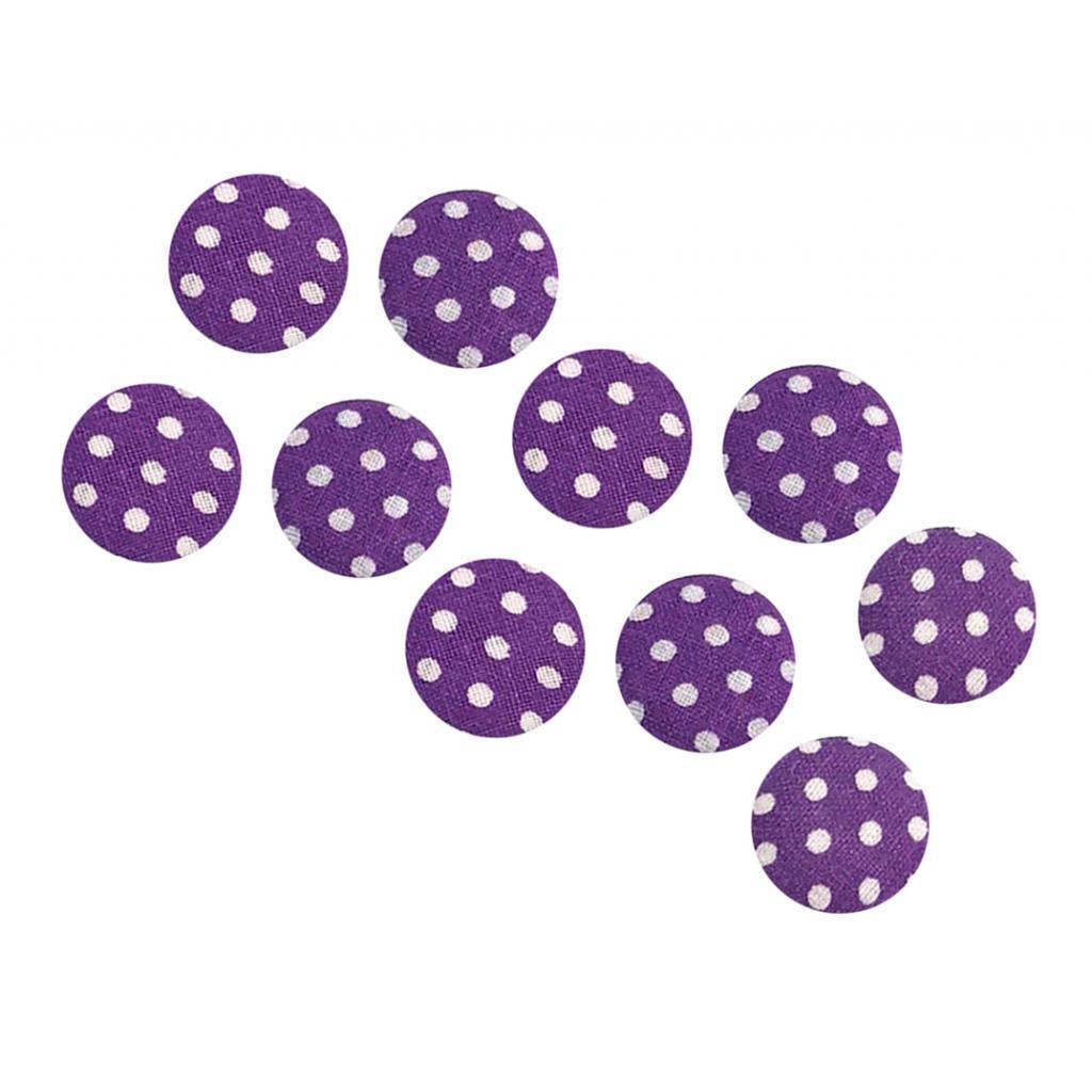 Embellishments For Scrapbooking - Fabric Covered Buttons Decorative Mushroom Sewing