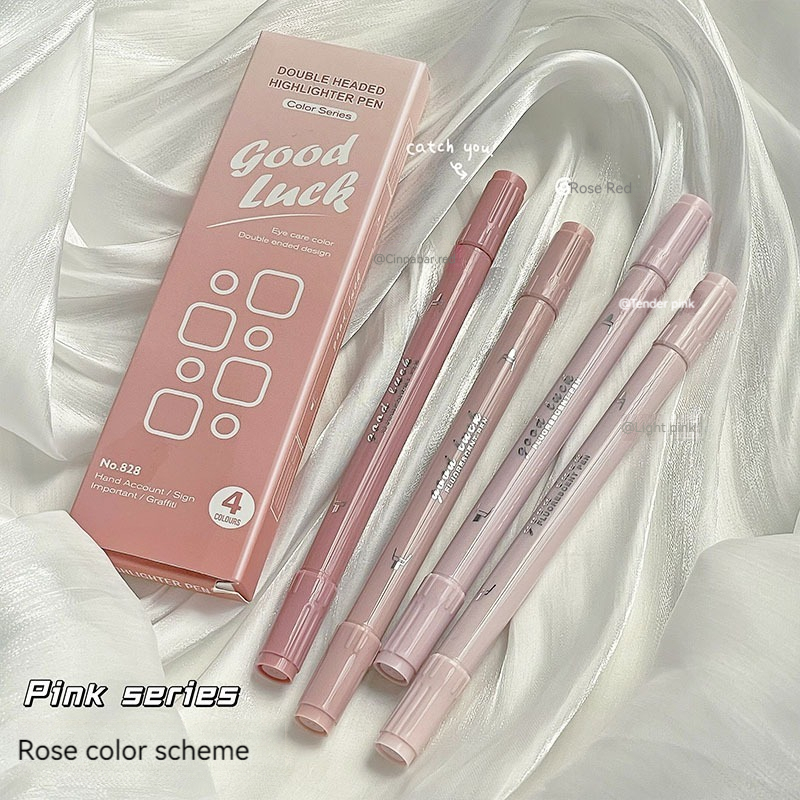 Copic Marker Sketch - 4Pcs/Set Gradient Double Head Fluorescent Highlighter