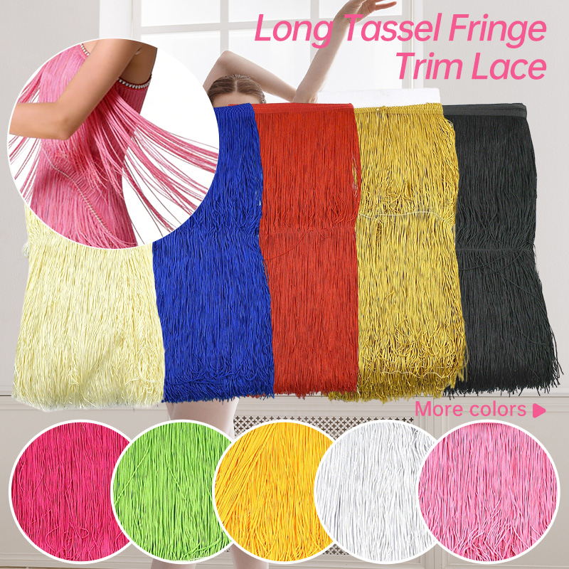 Fringe Ribbon Sewing - 1-5Meters 50cm Long Fringes Tassel Trims