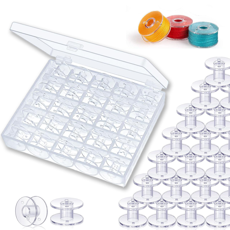 25pcs Home Sewing Machine Bott - Craft Embellishment Storage recension och pris