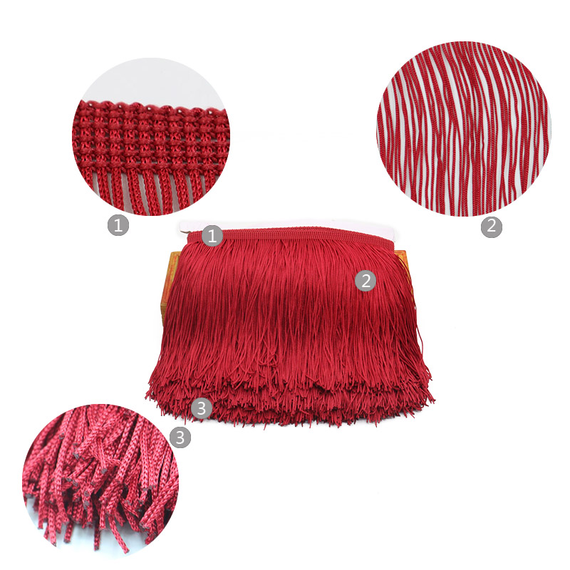 10 Yards 15cm Long Tassel Frin - Fringe Ribbon Sewing recension och pris