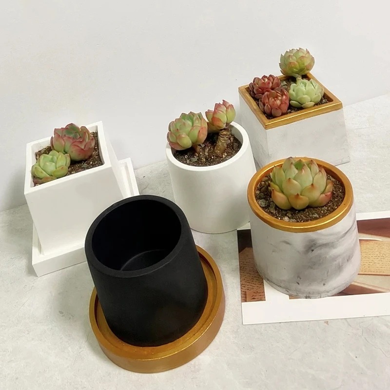 Flower Pot Silicone Mold For D - Craft Embellishment Storage recension och pris