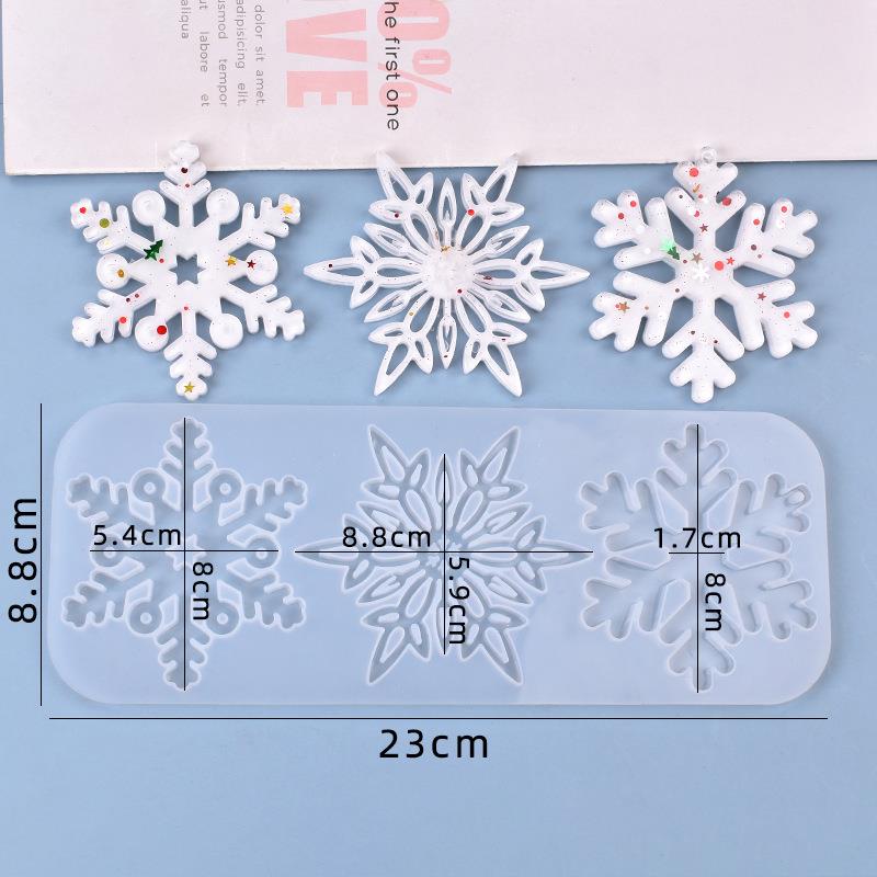 Christmas Hollow Snowflake Orn - Christmas Craft Embellishment recension och pris