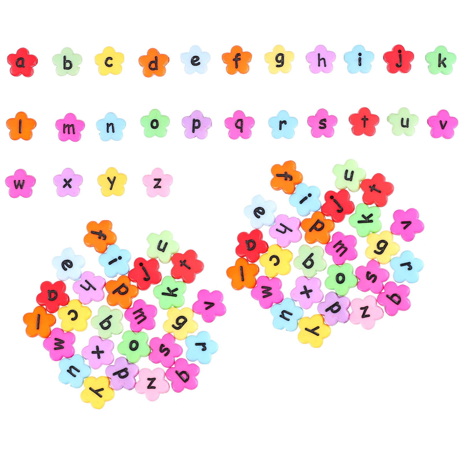 200Pcs Flower Shape Acrylic Le - Embellishment Crafts recension och pris