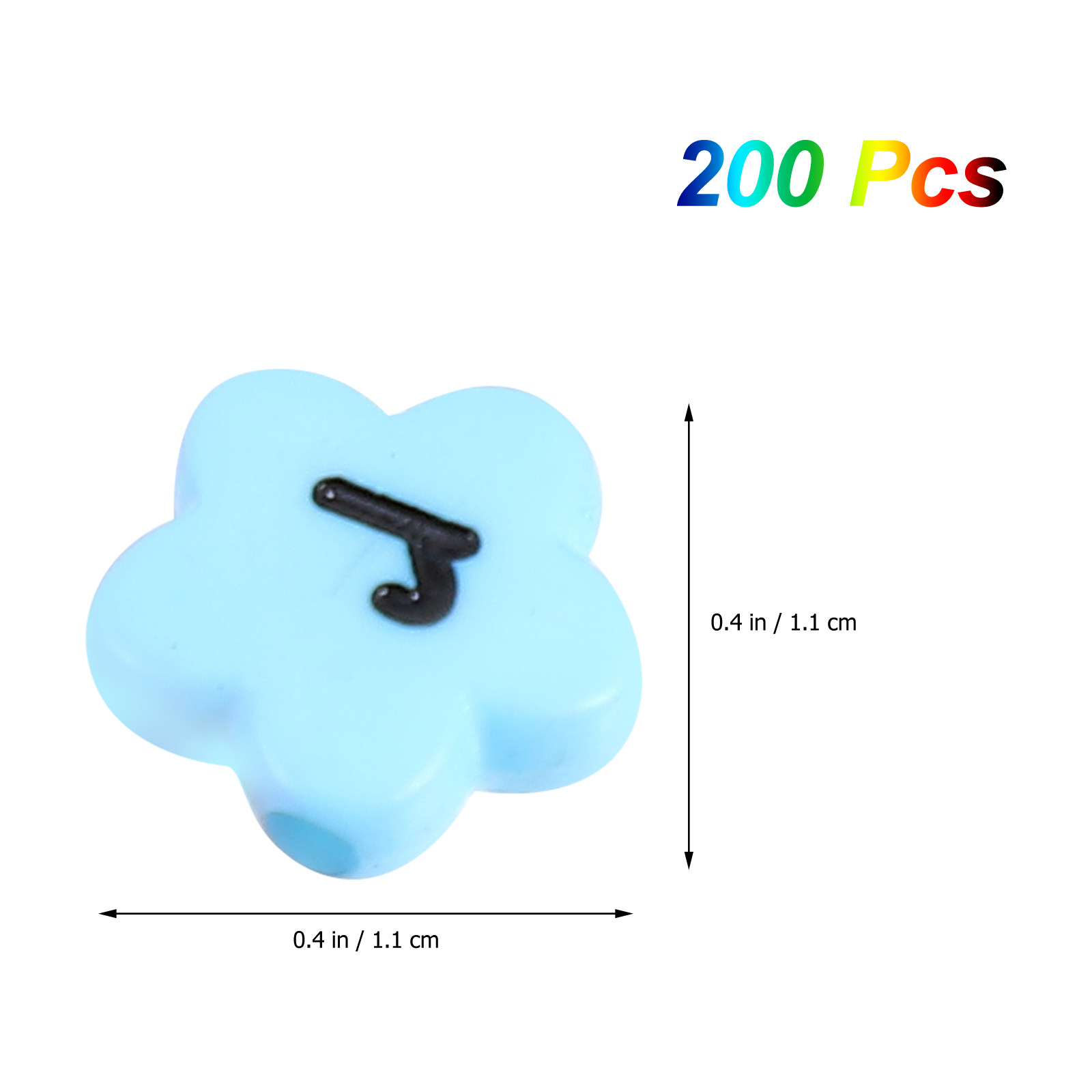 200Pcs Flower Shape Acrylic Le - Embellishment Crafts recension och pris