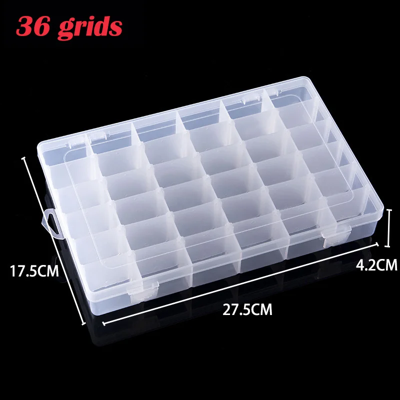 6/24/36 Grids Plastic Storage  - Craft Embellishment Storage recension och pris