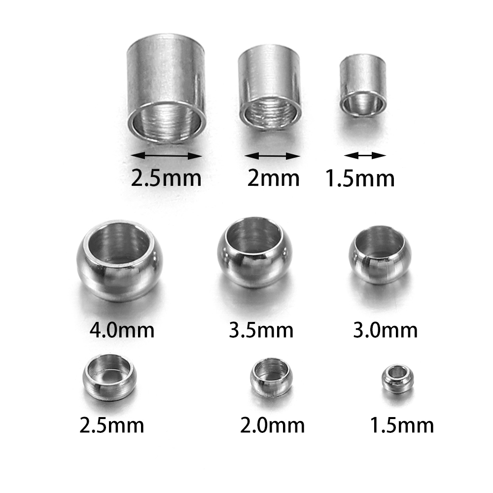 120-150Pcs/lot 1.5-4.0mm Stopp - Craft Embellishment recension och pris