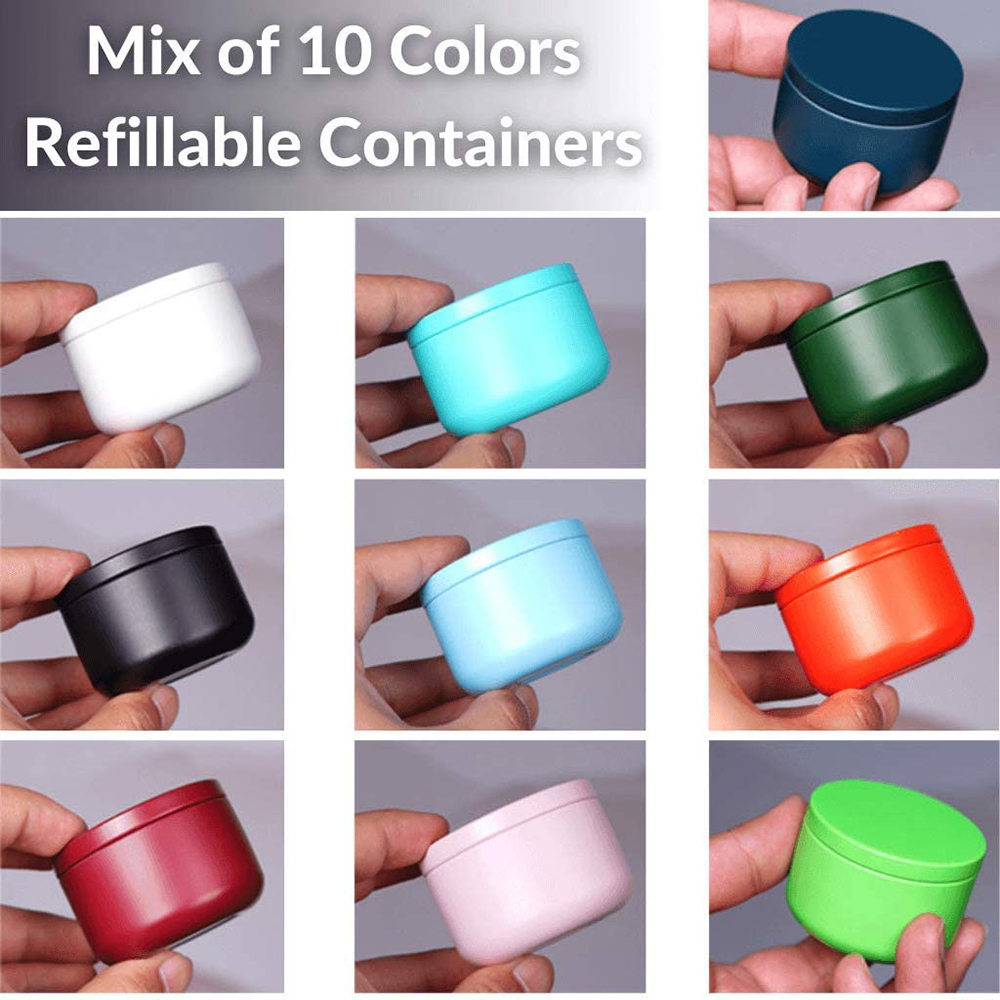 Tea Can with Airtight Lids Tin - Craft Embellishment Storage recension och pris