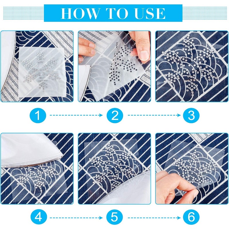 2 Sheet Snowflake Iron on Rhin - Hotfix Rhinestone Sheet recension och pris
