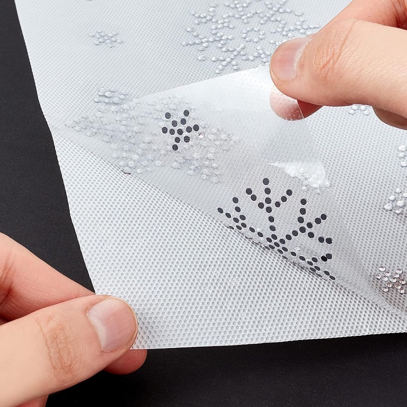 2 Sheet Snowflake Iron on Rhin - Hotfix Rhinestone Sheet recension och pris
